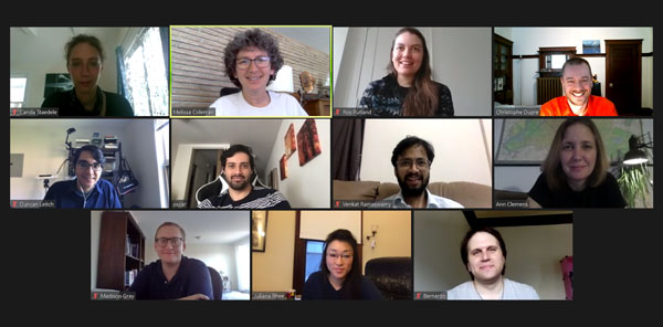 The first online meeting of the 2020 Grass Lab spanned several nations and time zones.