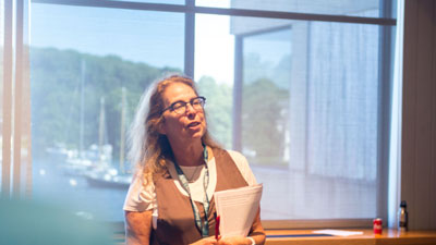 Linda Hyman, MBL's new Director of Education