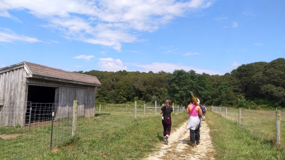 SES students in the field