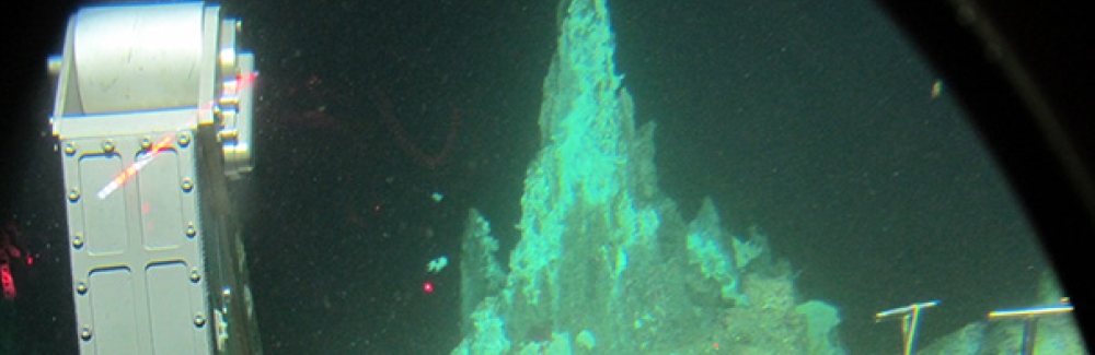 Hydrothermal mound at ~2000 meters depth in the Guaymas Basin