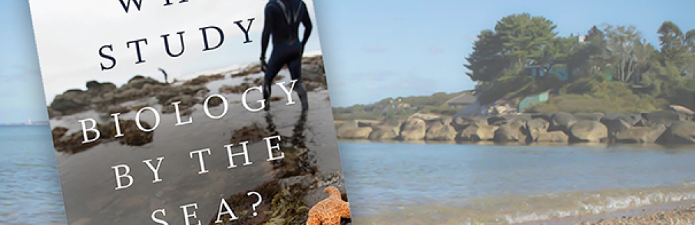 Why Study Biology by the Sea? book cover with beach in background