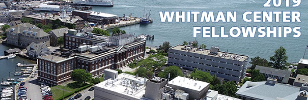 Whitman banner with aerial view of MBL