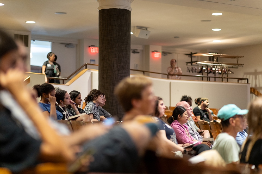 auditorium full of people